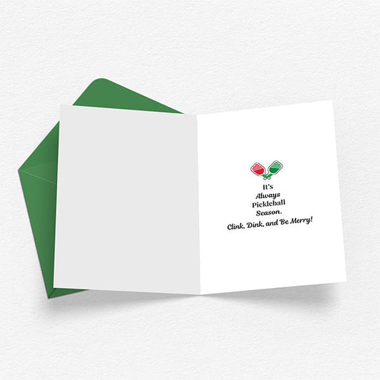 Pickleball Christmas Card