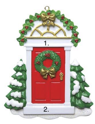 Red Door Ornament