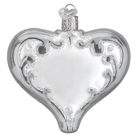 25th Anniversary Heart Ornament