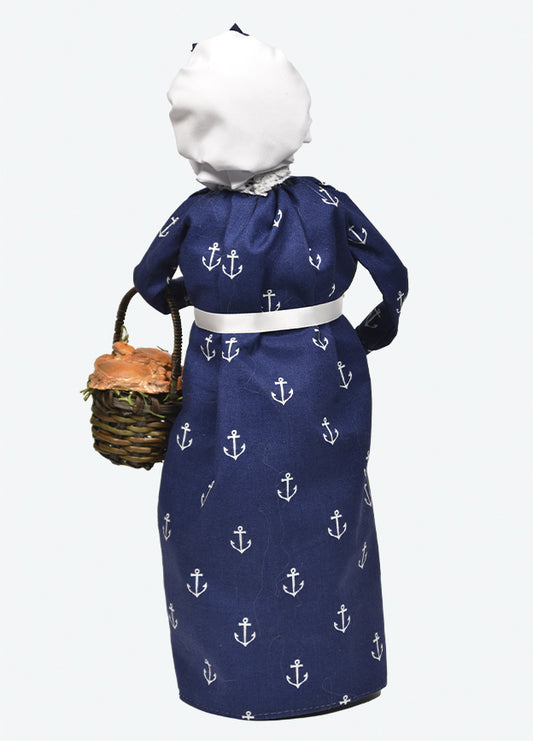 Nautical Mrs. Claus With Crabs