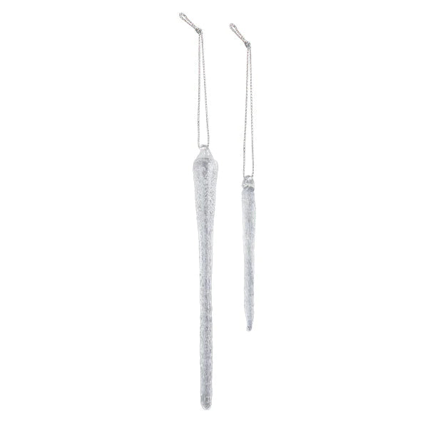Frosty Glass Icicles Set