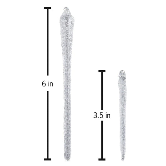 Frosty Glass Icicles Set