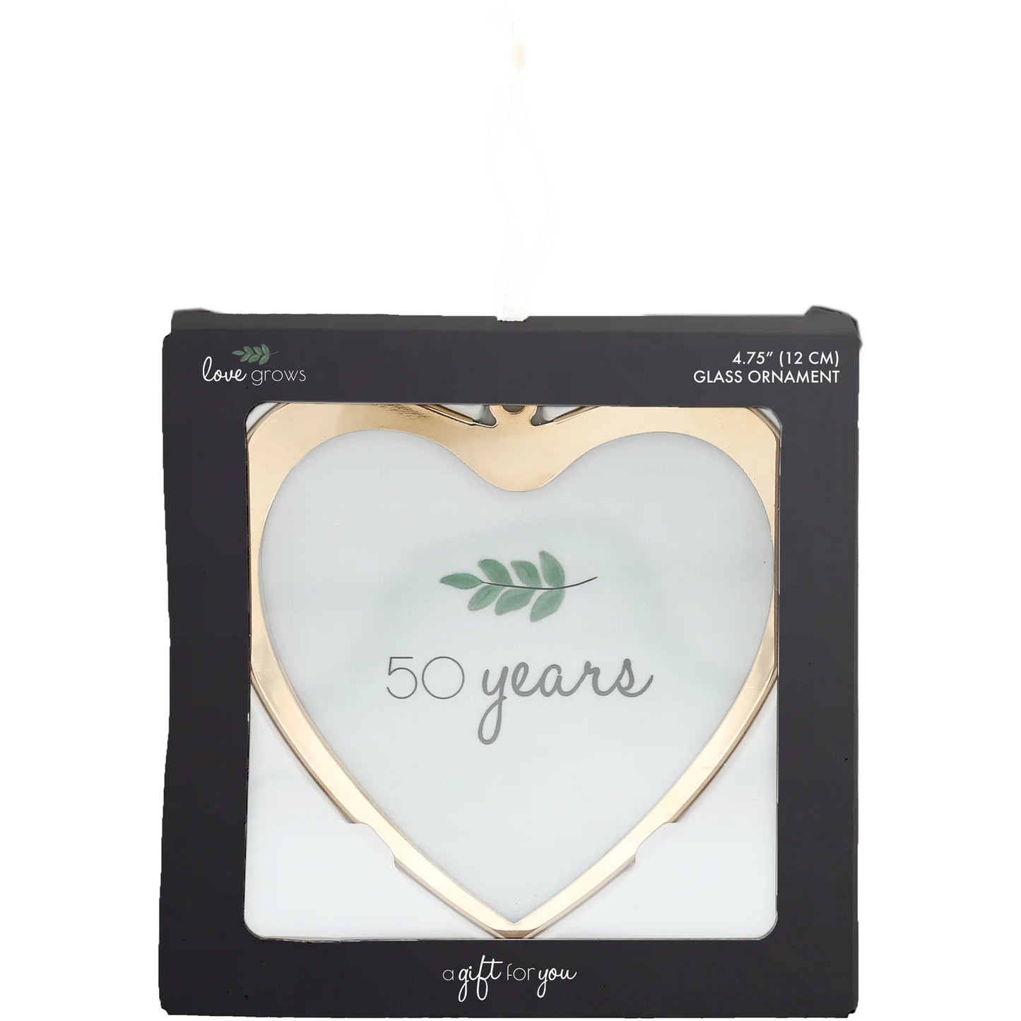 50 Years Glass Ornament