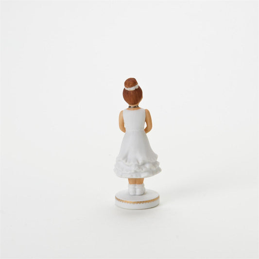 1st Communion Brunette Figurine