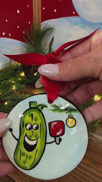 Pickleball Pickle Ornament