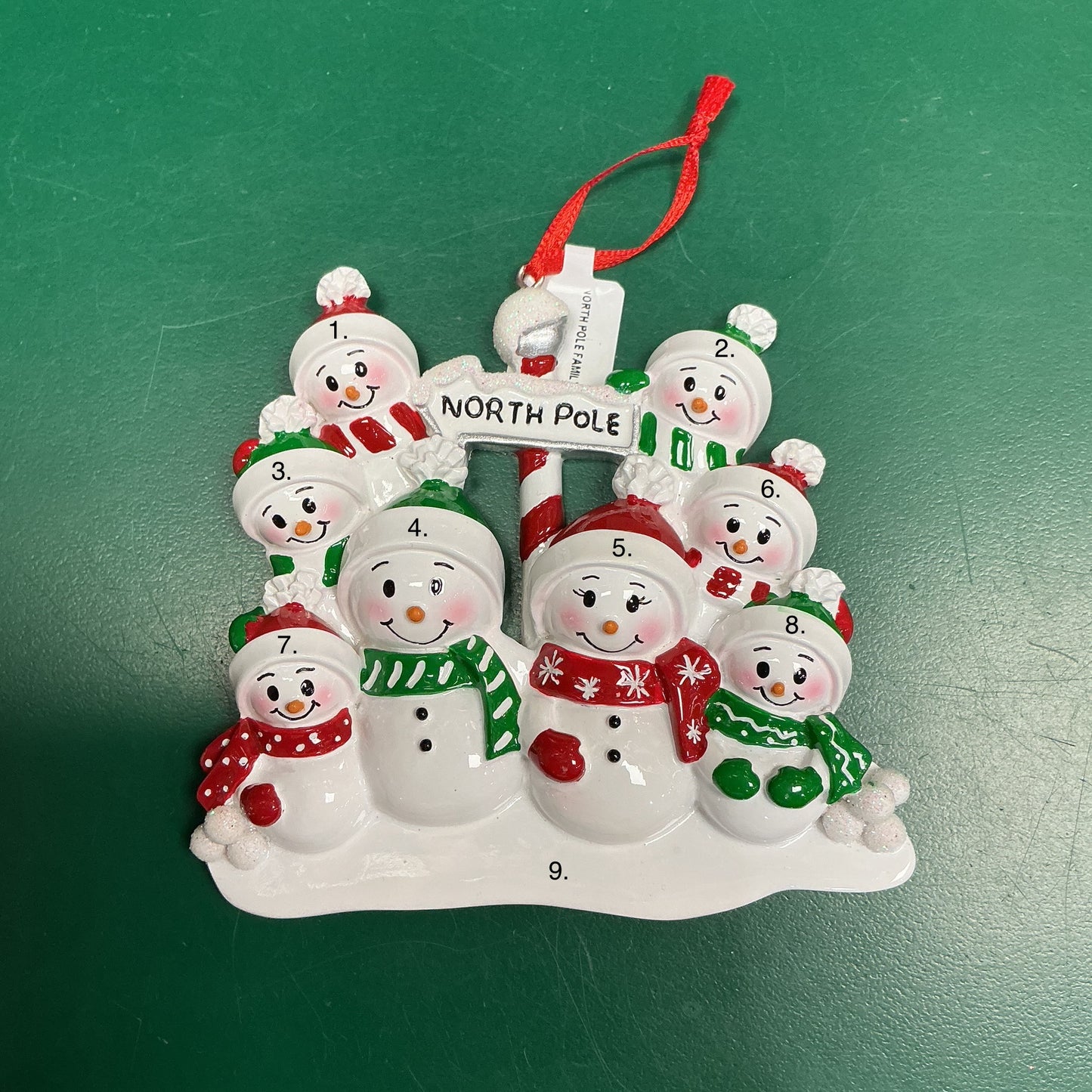 North Pole Family of 8