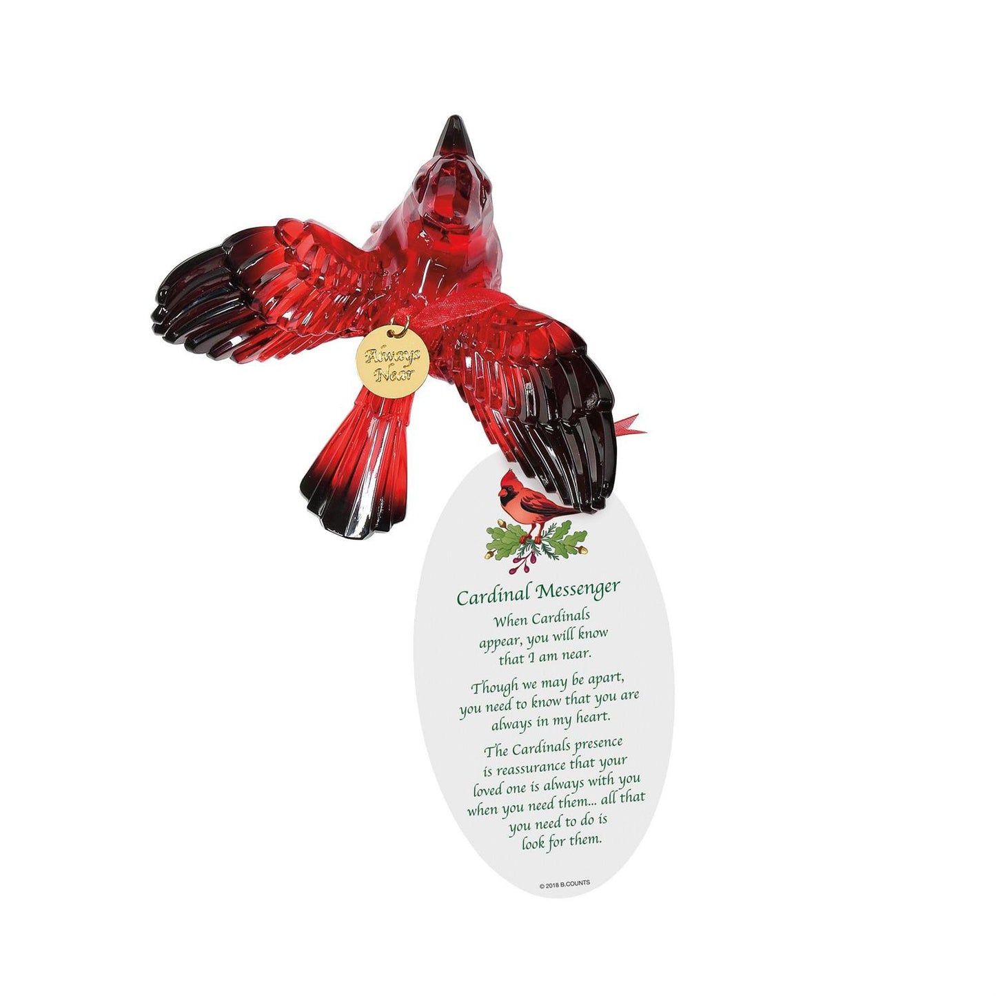 Cardinal Acrylic Ornament