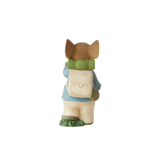 Backpacker Mouse Figurine
