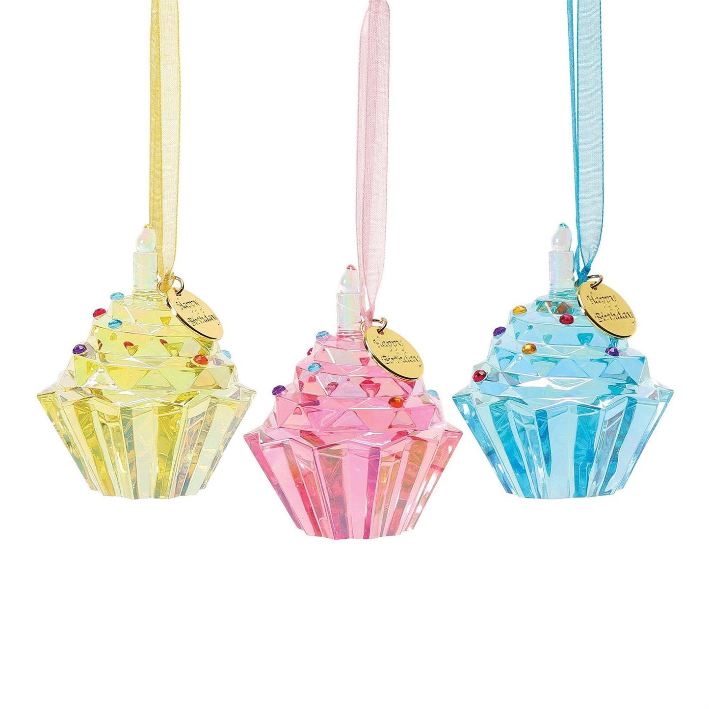 Happy Birthday Cupcake Ornament