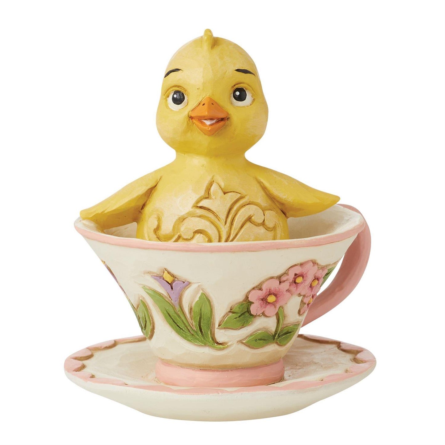 Chick In Teacup Mini Figurine