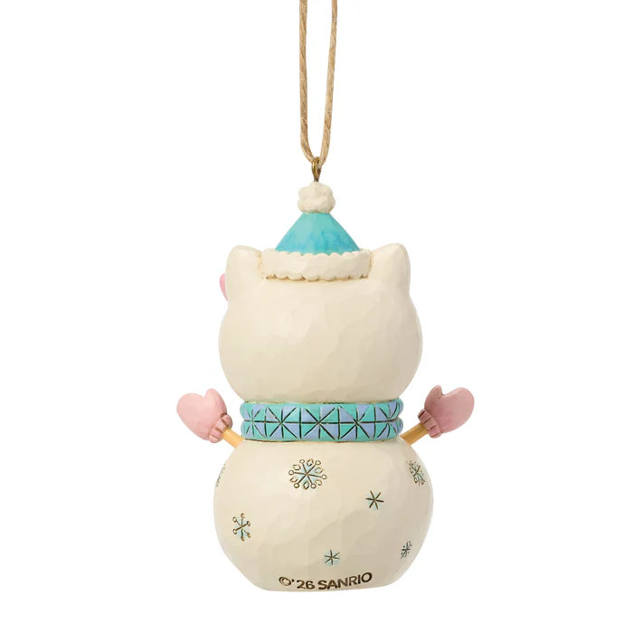 Hello Kitty Snowman Ornament