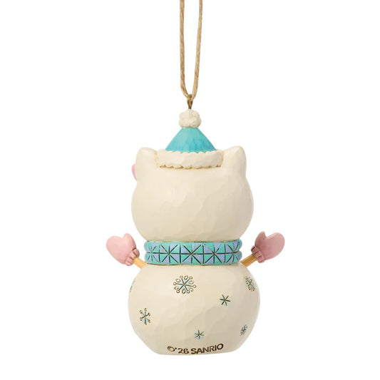 Hello Kitty Snowman Ornament