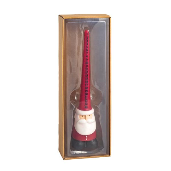 Santa Countdown Candle