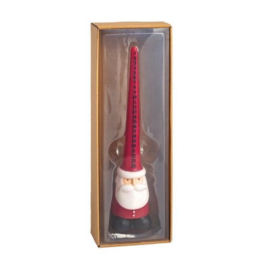 Santa Countdown Candle