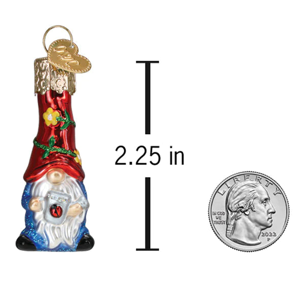 Gumdrops Mini Garden Gnome Ornament