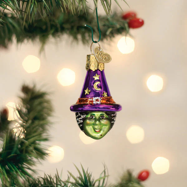 Gumdrops Mini Witch Head Ornament
