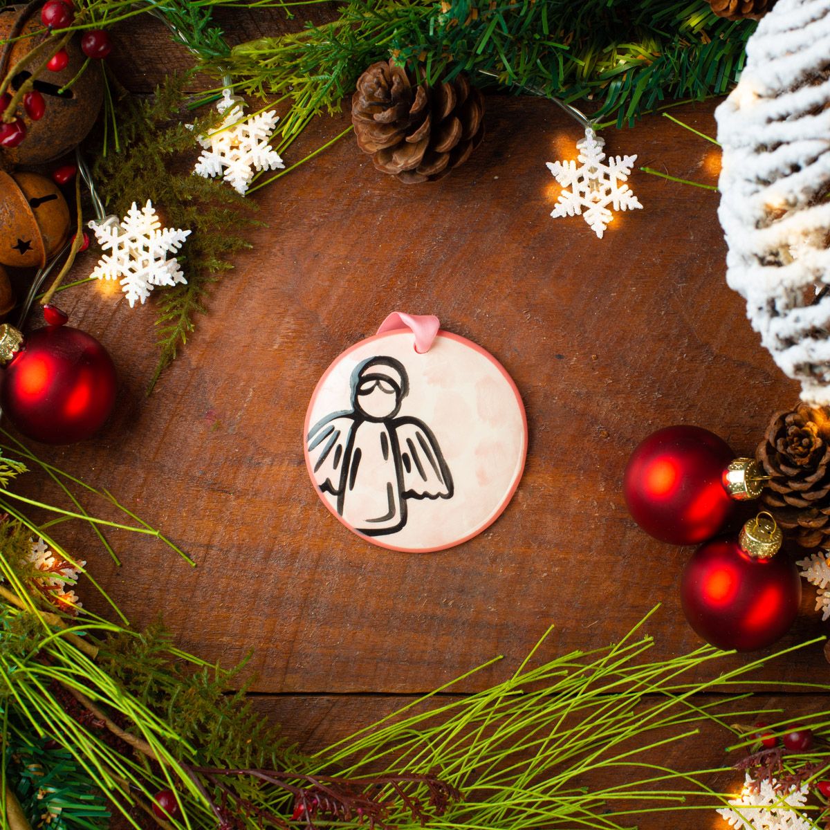 Angel Pink Ornament