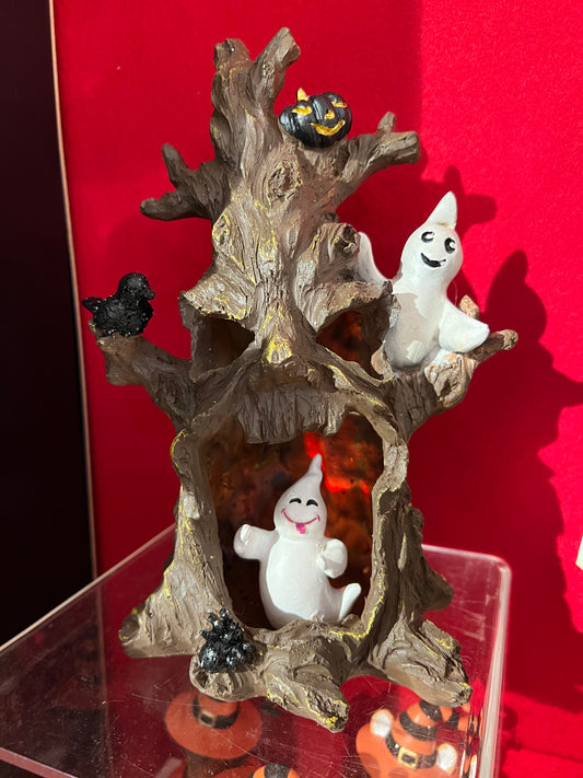 Lit Ghost Tree