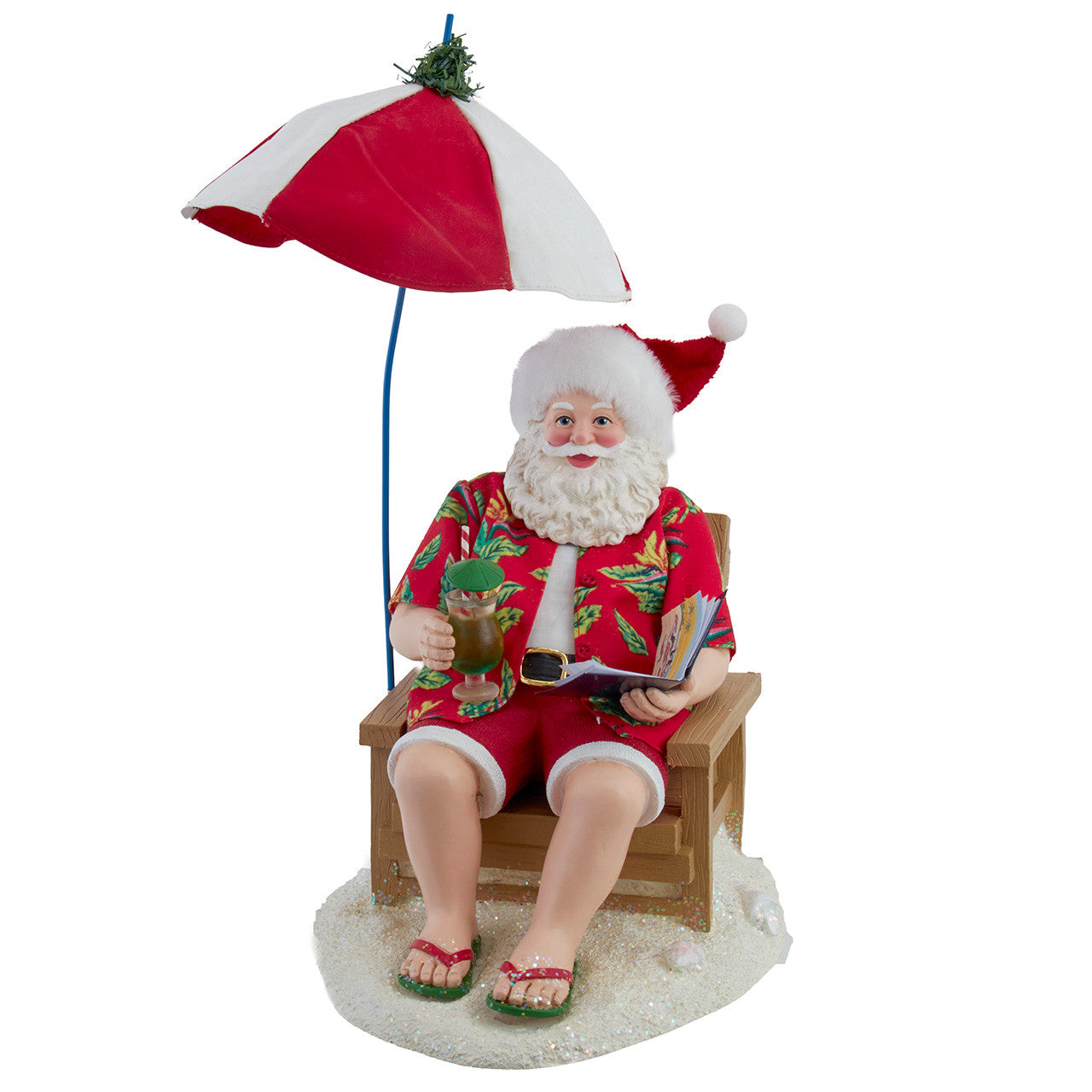 Beach Santa w/ Umbrella