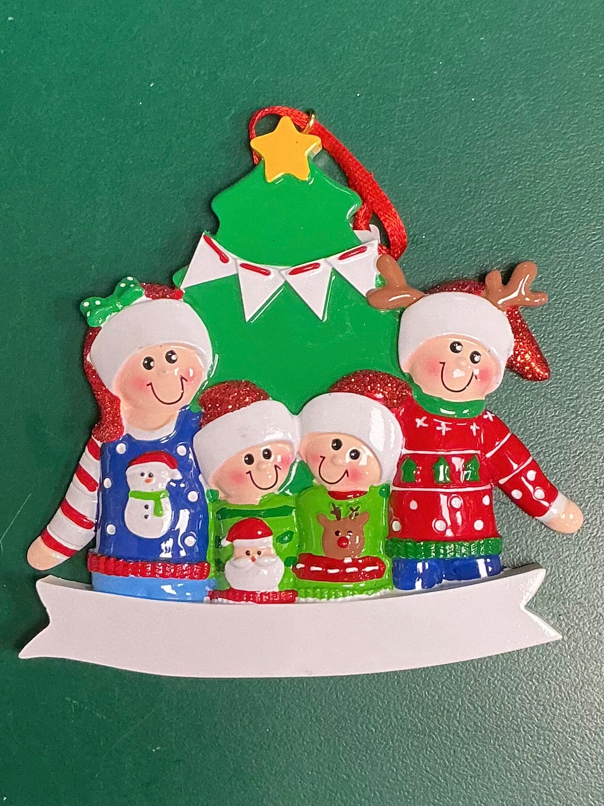 Proud Ugly Sweater Family of Four