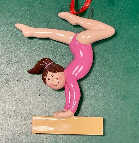Gymnast on Beam (Brown)