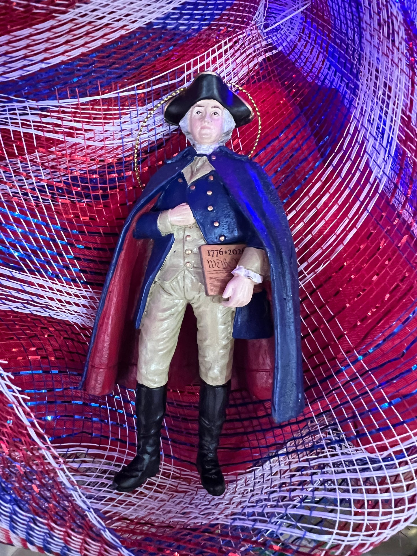 250th Anniversary George Washington Ornament