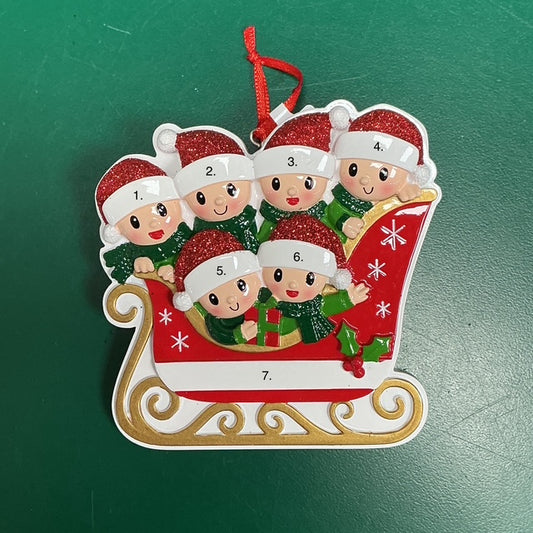 Family in Sleigh - 6