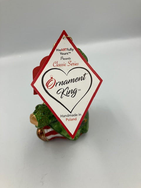 Luck O' The Irish Glass Ornament