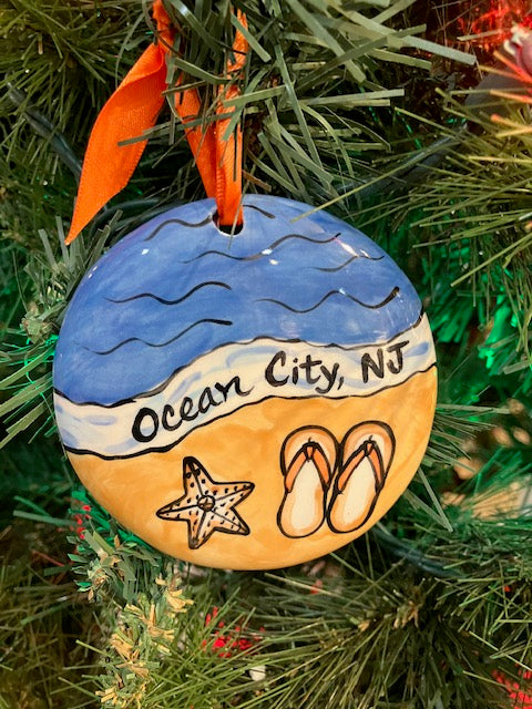 OC Flip Flop Starfish Ornament