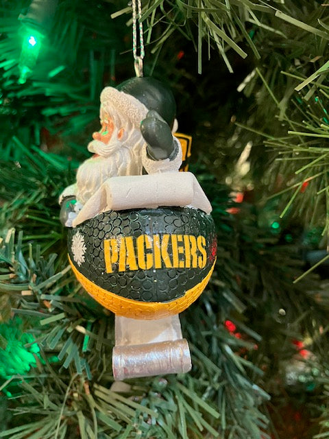 Packers Football Sleigh Ornament