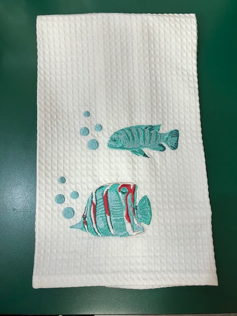 Swimming Fish Towel
