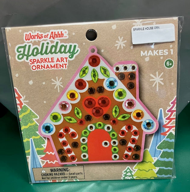 Sparkle House Ornament