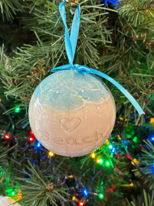 Love Beach Ball Ornament