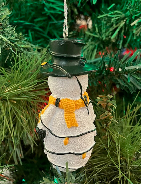 Packers Snowman With Lights Ornament