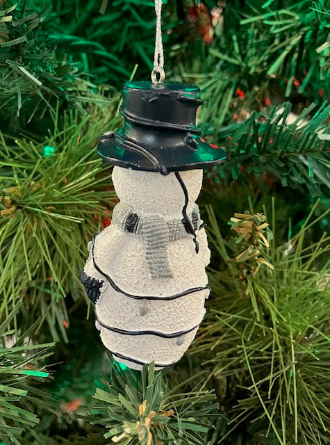 Cowboys Snowman With Lights Ornament
