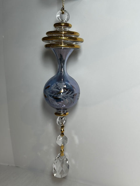 Gold Ring Egyptian Glass Ornament