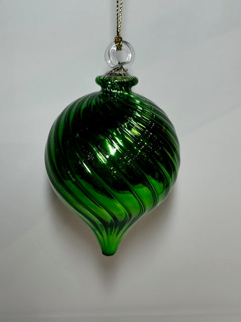 Shiny Cute Heart Egyptian Glass Ornament