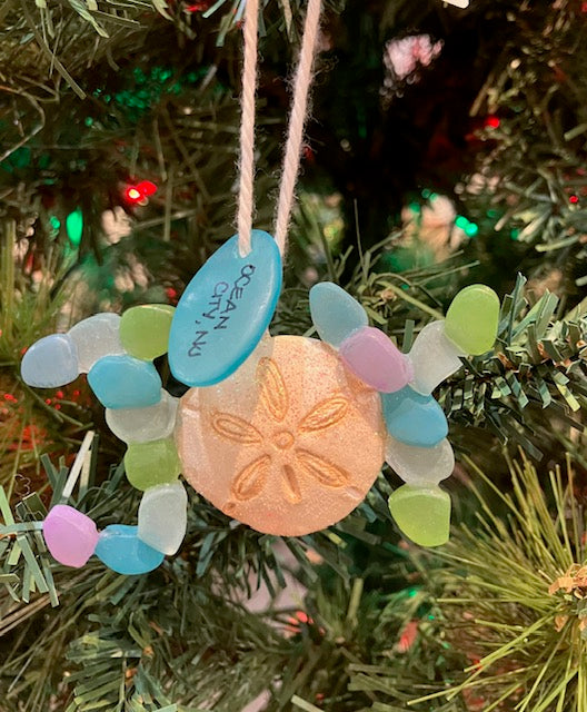 Shell & Sea Glass Joy Ornament