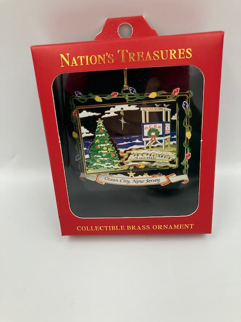 Ocean City Night Ornament