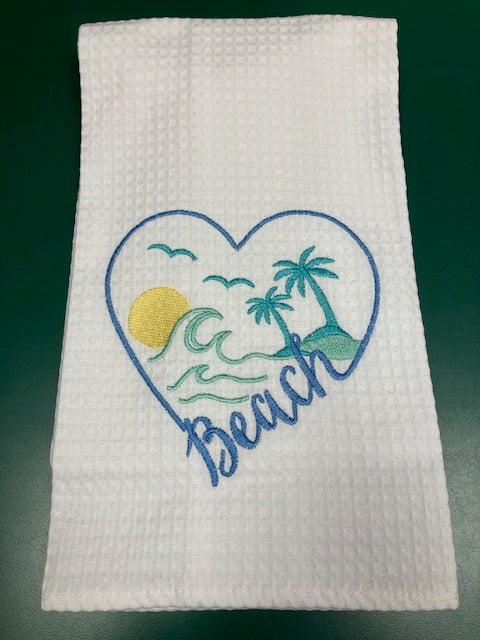 Beach Heart Towel