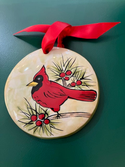 Woodland Cardinal Ornament