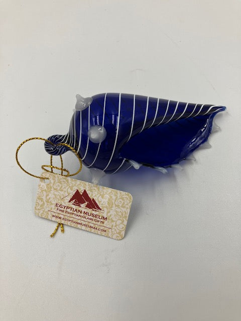 Seashell Egyptian Glass Ornament