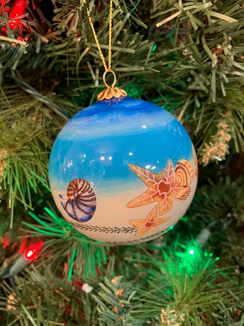 Seashells Ocean City Ornament