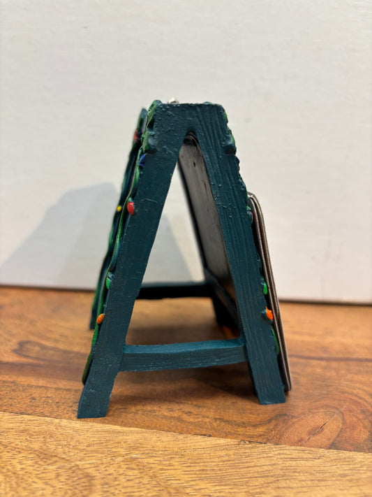 My Christmas List Eagles Ornament