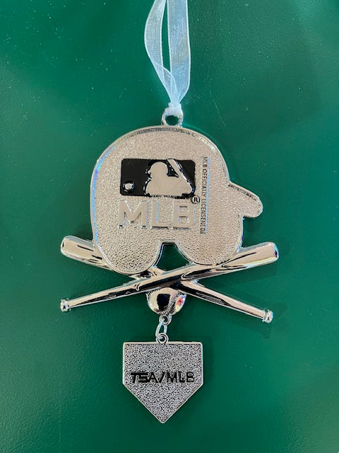 Phillies Shaped Metal Ornament
