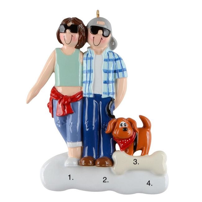 Cool Couple with Dog