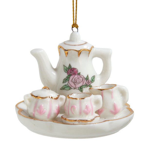 Porcelain Teatime Ornament