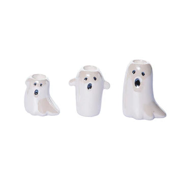 Ghost Candle Holder Set/3