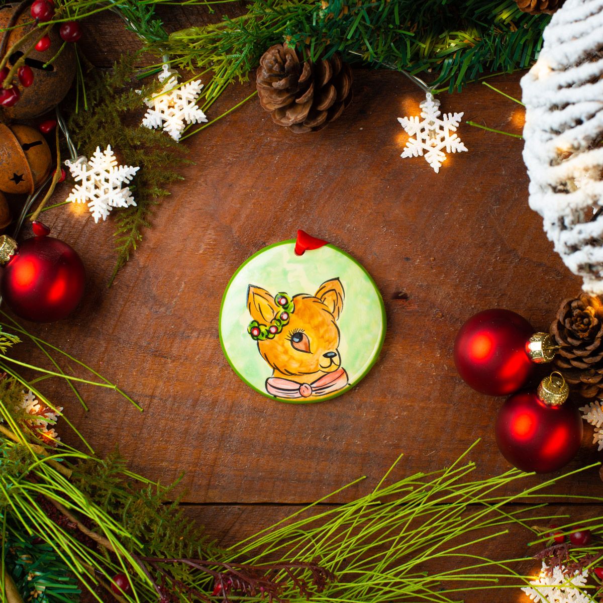 Vintage Reindeer Ornament