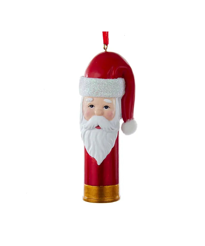 Santa Shotgun Shell Ornament